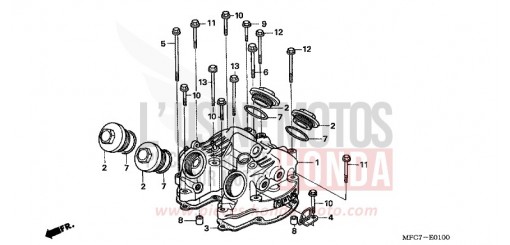 COPERCHIO TESTATA FMX6505 di 2005
